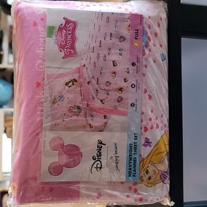 NIP disney princess full size flannel sheet set